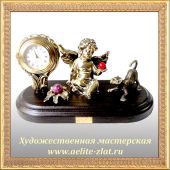  Часы Ангел со львенком
