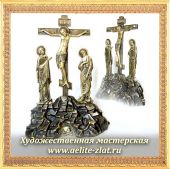 Бронзовые статуэтки православных святых Голгофа, в подарок православным верующим
