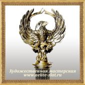  Птица Феникс, сувенирная статуэтка из бронзы.