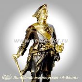 Бронзовые статуэтки полководцев и военных Статуэтка Петр I