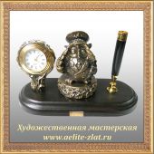  Письменный набор с печатью Сова офицер