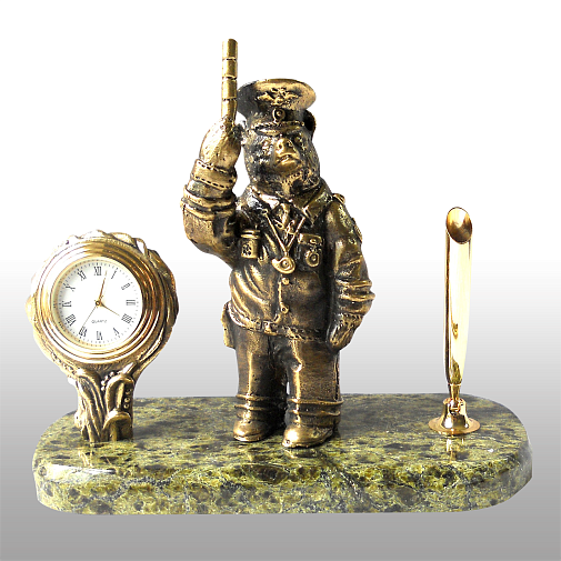 Письменный набор Гаишник (Медведь)