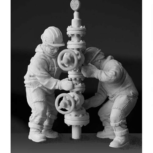 Изготовление статуэтки нефтяника (мастер-модель)