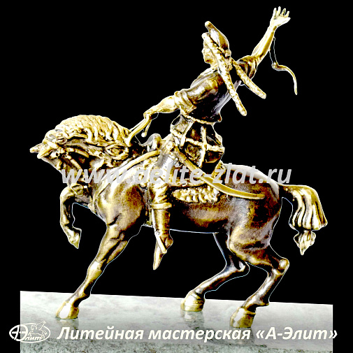 Салават Юлаев, символ города Уфа, бронзовая статуэтка.