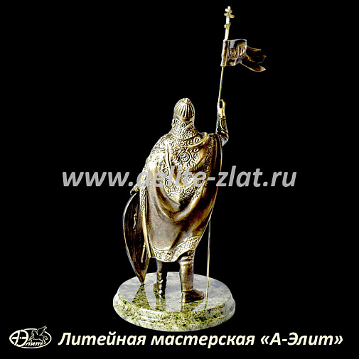 Святой Александр Невский, статуэтка из бронзы.