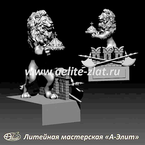 Изготовление статуэток на заказ по фотографии Герба.
