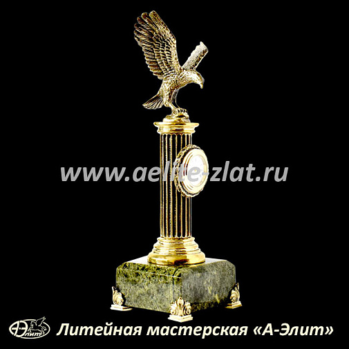 Бронзовые часы Орел 2