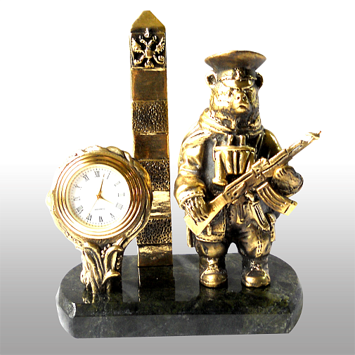 Часы Пограничник (Медведь)