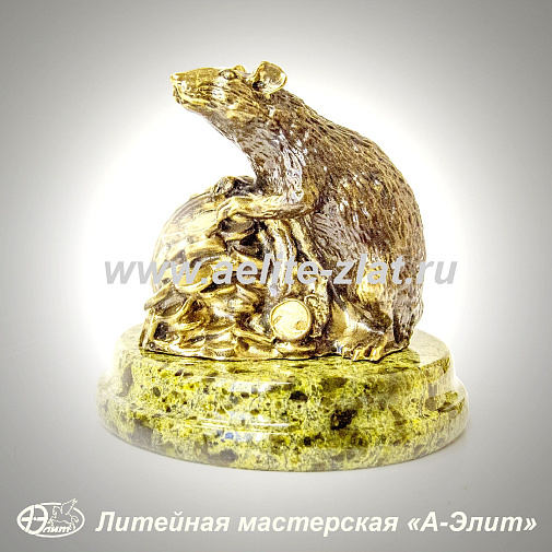 Статуэтка крыса с рогом изобилия