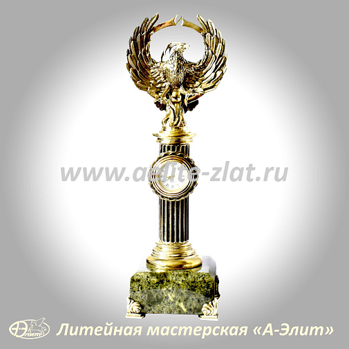 Бронзовые часы Птица Феникс