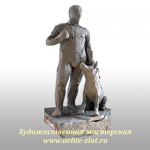 Изготовление статуэтки пограничника - 1