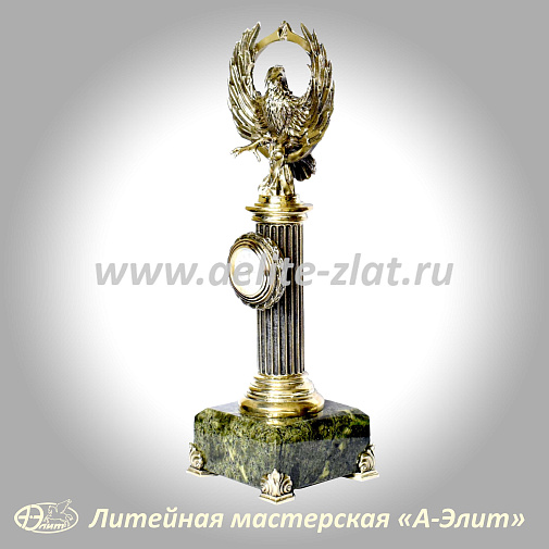 Бронзовые часы Птица Феникс