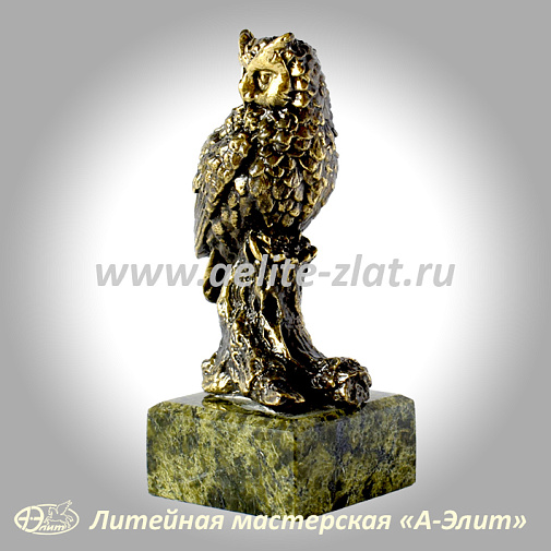 Статуэтка Сова на ветке малая