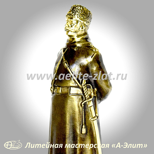 Бронзовая статуэтка городовой (полицейский)