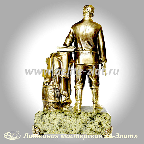 Бронзовая статуэтка Верещагин. "Я мзду не беру- мне за Державу обидно"