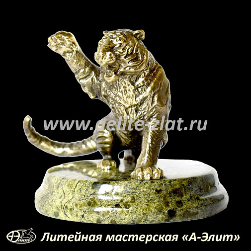Бронзовая статуэтка Тигр.