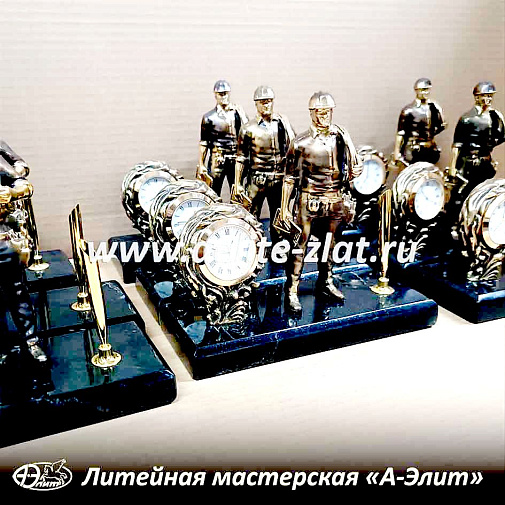 Изготовление статуэток на заказ для энергетической компании.