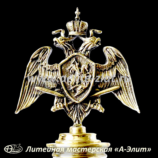 Бронзовые часы Росгвардия