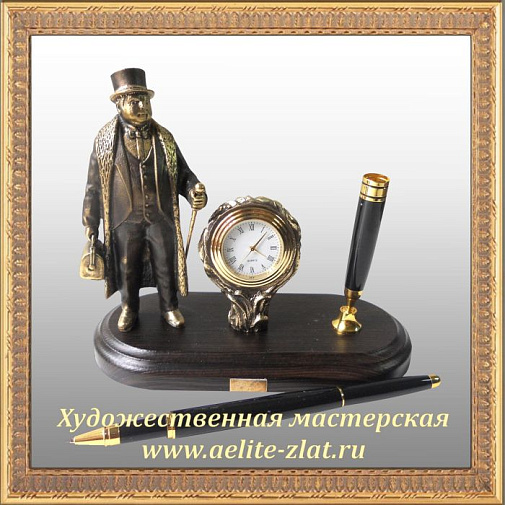 Письменный набор малый Сова банкир