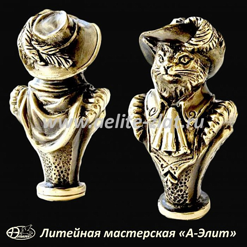 Ложка для обуви Кот в сапогах (бюст)