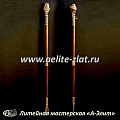 Бронзовая ложка для обуви лев король длинная