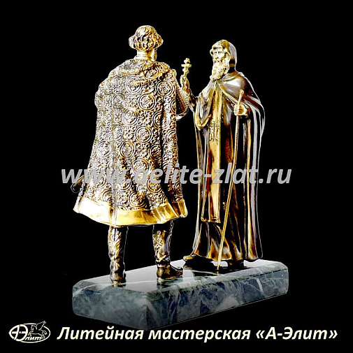 Статуэтка Благословление, Дмитрий Донской и Сергий Радонежский