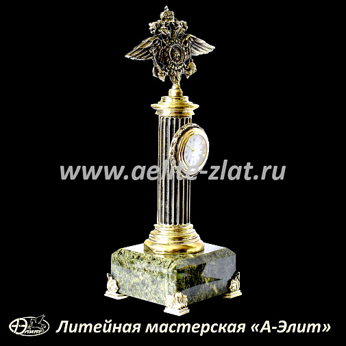Бронзовые часы МВД