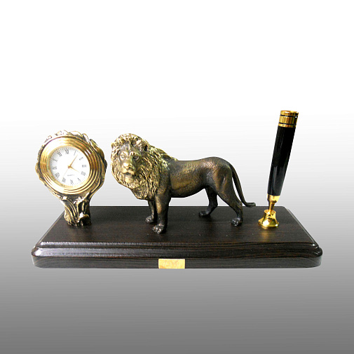 Письменный набор Лев средний