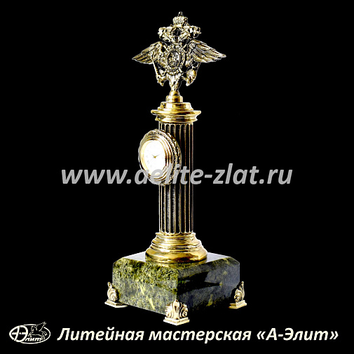 Бронзовые часы МВД