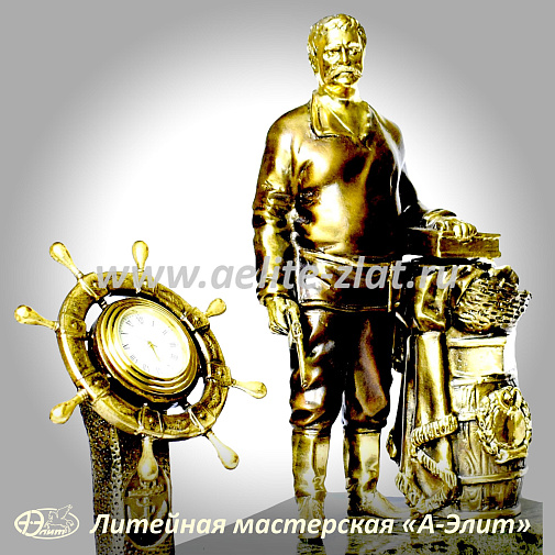 Бронзовые часы таможенника Павла Верещагина