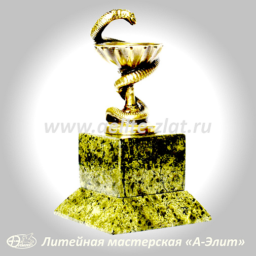 Сувенир из бронзы "Спасибо врачам".