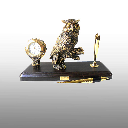 Письменный набор Сова на ветке