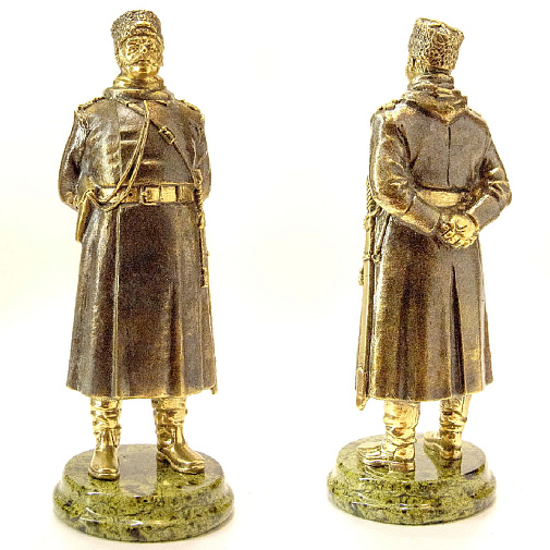 Бронзовая статуэтка городовой (полицейский)