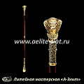 Бронзовая ложка для обуви кобра длинная