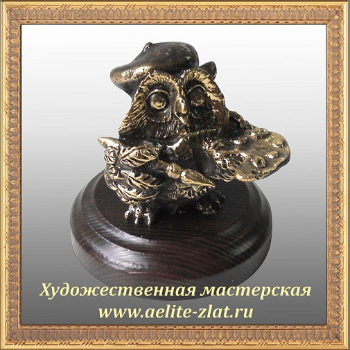 Письменный набор малый Сова художник