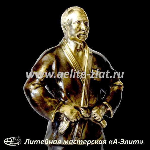 Бронзовая статуэтка Путин в кимоно