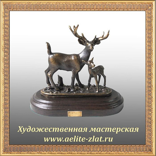 Часы Олени