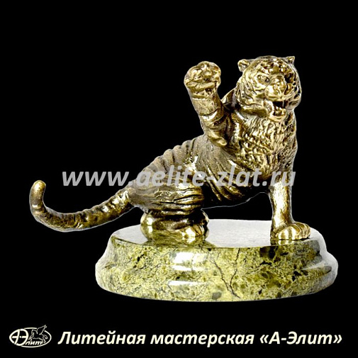 Бронзовая статуэтка Тигр.