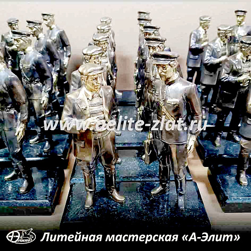 Изготовление статуэток на заказ для Главного Управления МВД России