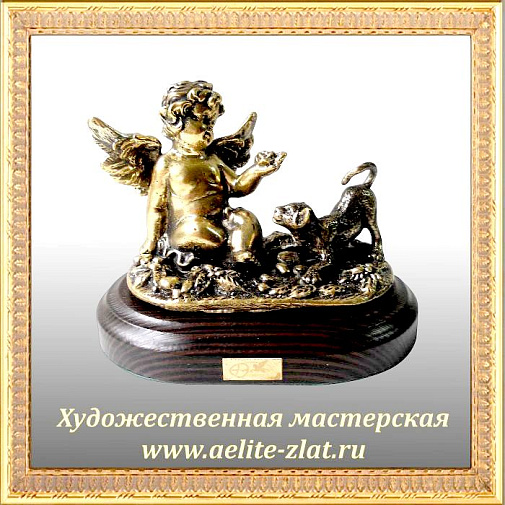 Ангел со львенком