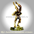 Борьба на поясах Курэш (Корэш), статуэтка из бронзы